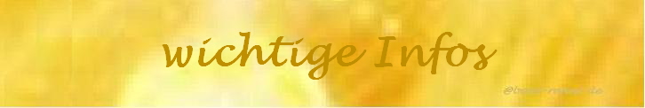 wichtige Infos
